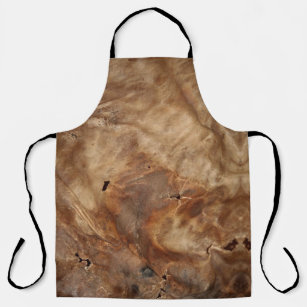 brown leather cow hide print  All-Over Print Apron