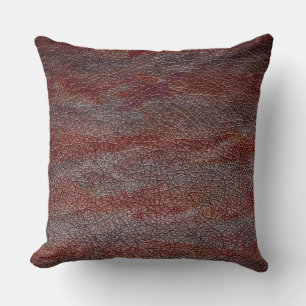 Brown Leather Cushion