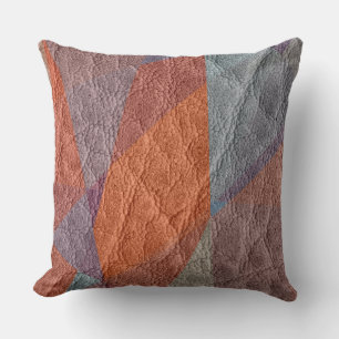 Brown Leather Cushion