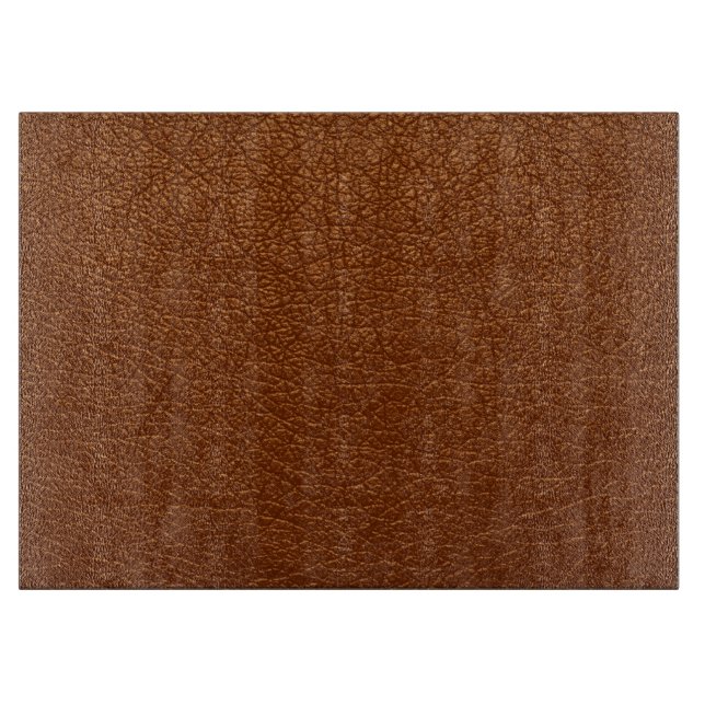 Brown Leather Cutting Board (Front)