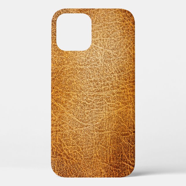 Brown Leather: Detailed Texture Closeup Case-Mate iPhone Case (Back)