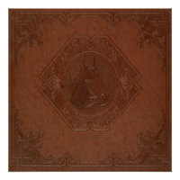 Brown leather horse head vintage frame