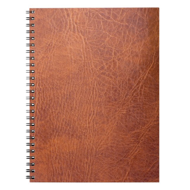 Brown leather notebook (Front)