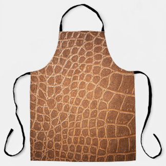 Brown Leather Texture, Background Use. Apron