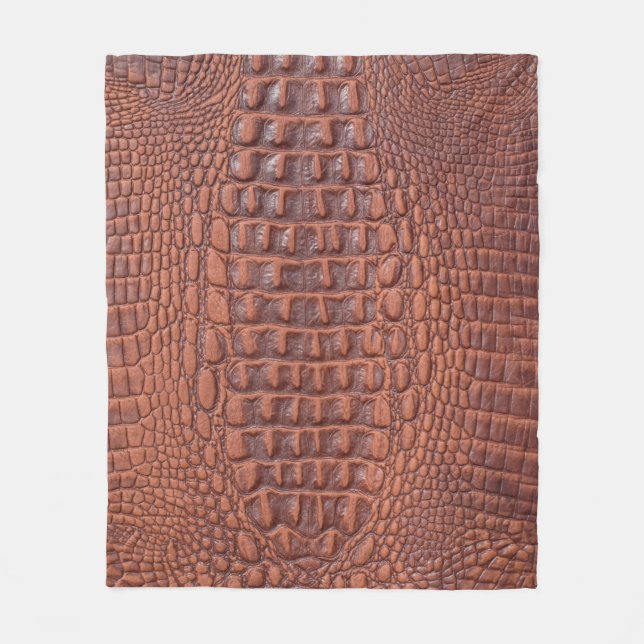 Brown leather texture backgroundabstract,aged,anim fleece blanket (Front)