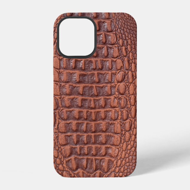 Brown leather texture backgroundabstract,aged,anim iPhone case (Back)