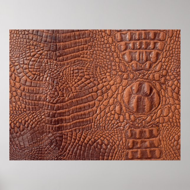 Brown leather texture backgrounddesign,fond,abstra poster (Front)