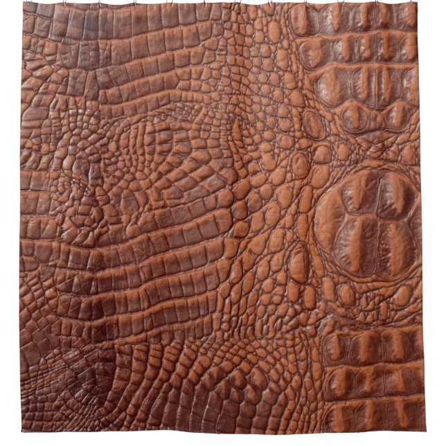 Brown leather texture backgrounddesign,fond,abstra shower curtain (Front)