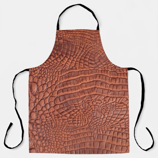 Brown leather texture backgroundtexture,abstract,a apron (Front)