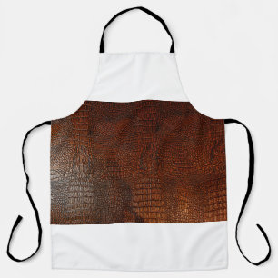 Brown leather textureleather,abstract,antique, ,ba apron