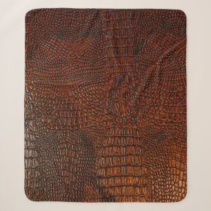 Brown leather textureleather,abstract,antique, ,ba sherpa blanket