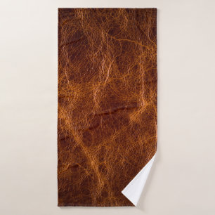 Brown leather textureleather,texture,background,ar bath towel