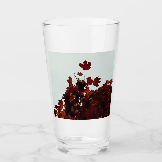 Brown leaves glass (Front)