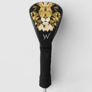 Brown Lion Golf Head Cover