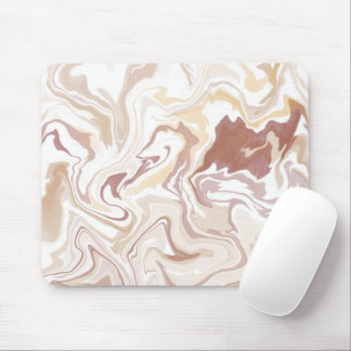 Brown liquid acrylic throw mouse pad