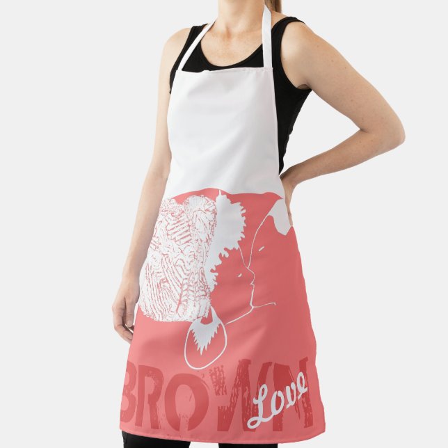 BROWN LOVE APRON (Insitu)