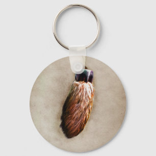 Brown Lucky Rabbit's Foot Key Ring