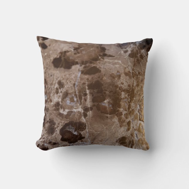 Brown Marble Delicado #1 #wall #decor #art Cushion (Front)
