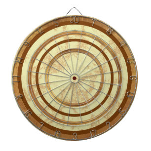 Brown Marble Design Custom Regulation Dart Board