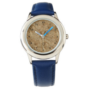 Brown Marble Fossil Look Watch