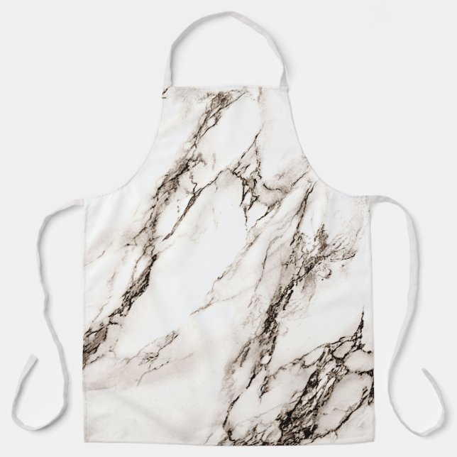 Brown Marble Look Apron (Front)
