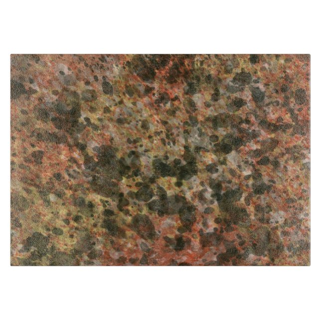 Brown Marble Pattern Cutting Board Gift (Front)