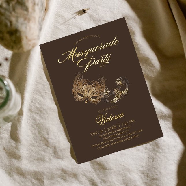 Brown Masquerade Party  (Creator Uploaded)