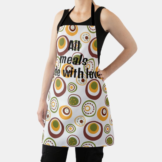 Brown MCM Jawbreakers  Apron (Insitu)