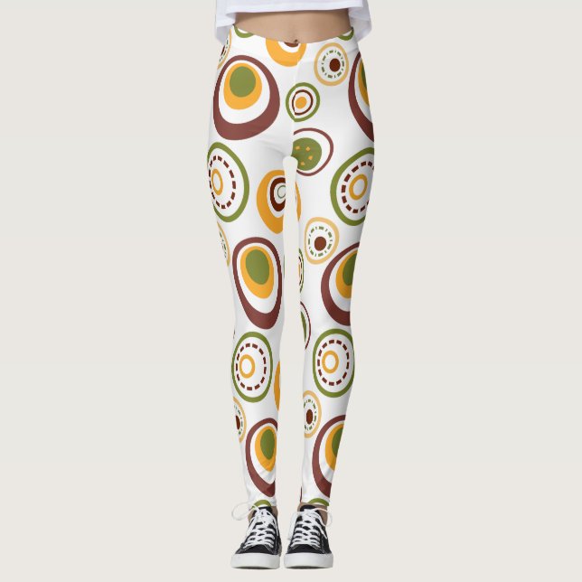 Brown MCM Jawbreakers  Leggings (Front)