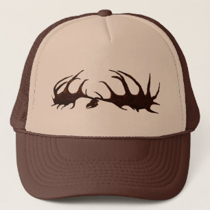 Brown Megaloceros Skull Hat