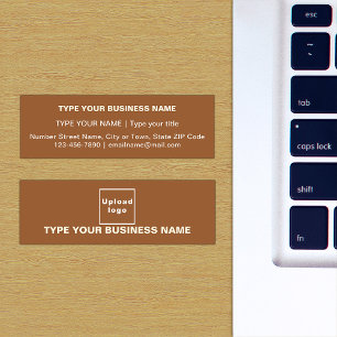 Brown Mini Business Card