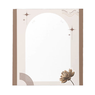 Brown Minimalist Boho Notes Customisable