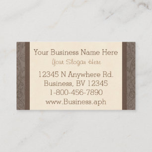 Brown Mocha Business Cards