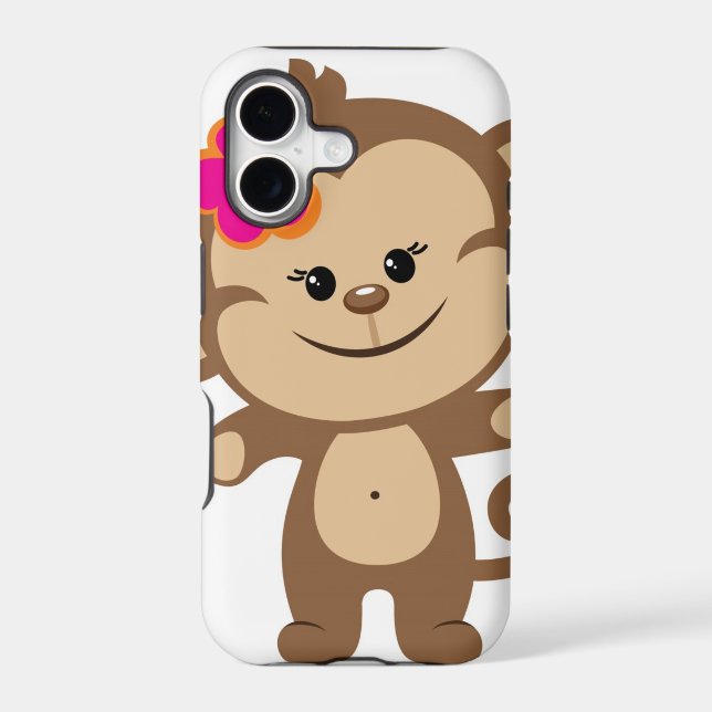 Brown monkey iPhone 5 Phone Case (Back)