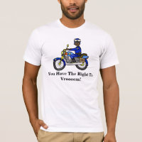 Brown Motorcycle Cop T-shirt