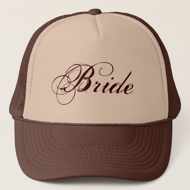 Brown natural theme Bride hat (Front)