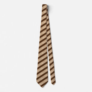 brown neck tie