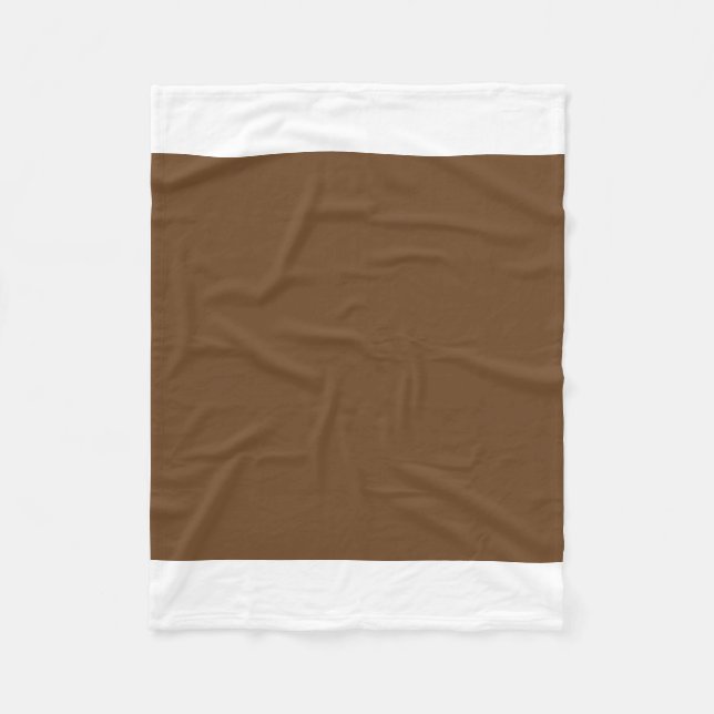 Brown Nose Fleece Blanket (Front)