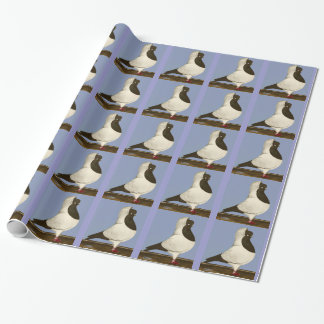 Brown Nun Pigeon Wrapping Paper
