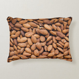 Brown nuts decorative cushion