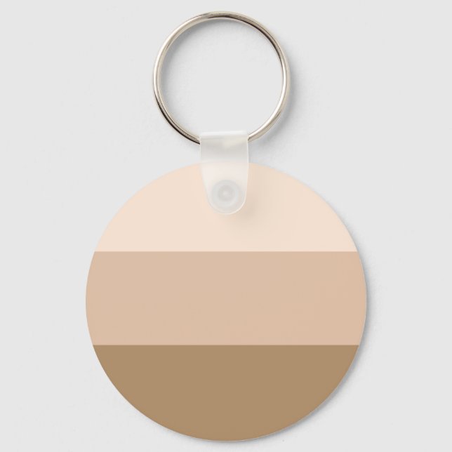 Brown Ombre Striped Key Ring (Front)