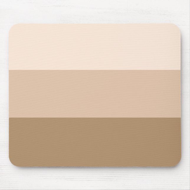 Brown Ombre Striped Mouse Pad (Front)