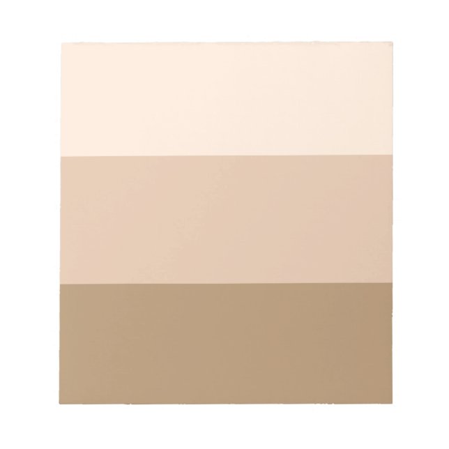 Brown Ombre Striped Notepad (Front)