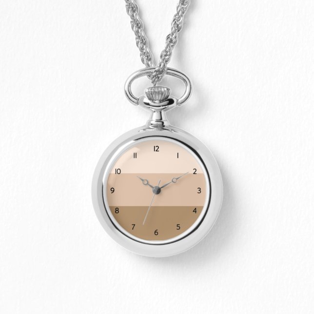 Brown Ombre Striped Watch (Front)