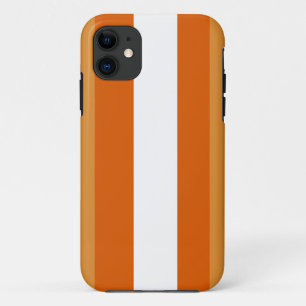Brown, orange and white stripes Case-Mate iPhone case