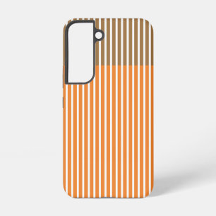 Brown Orange Stripes Samsung Galaxy Case