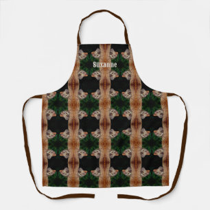 Brown Owl Butterfly Nature Personalised Apron