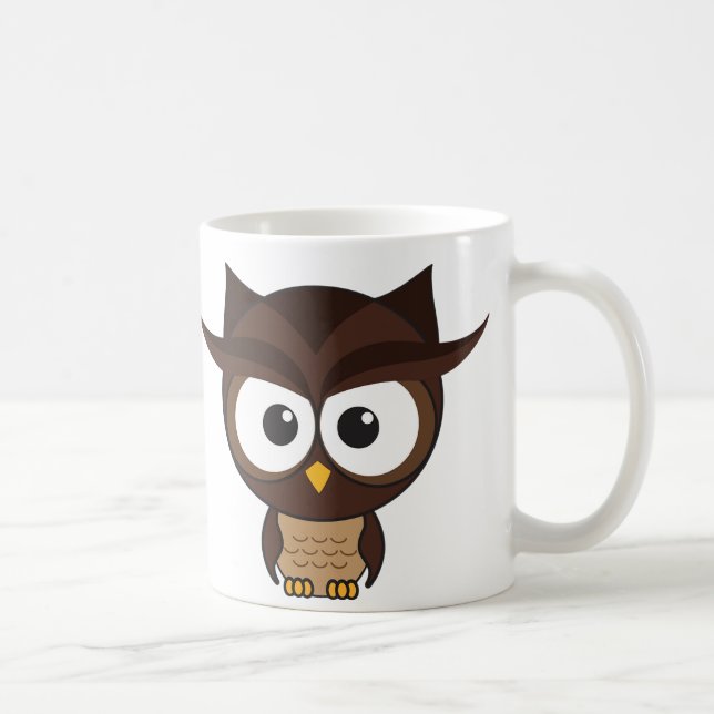 Brown Owl Coffee Mug (Right)
