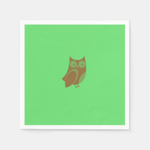 Brown Owl Paper Napkins