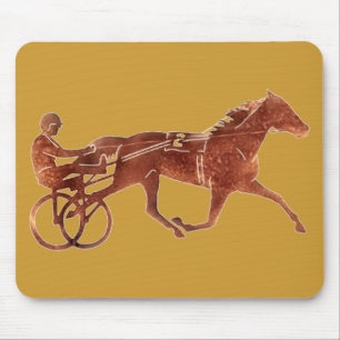 Brown Pacer Silhouette Mouse Pad